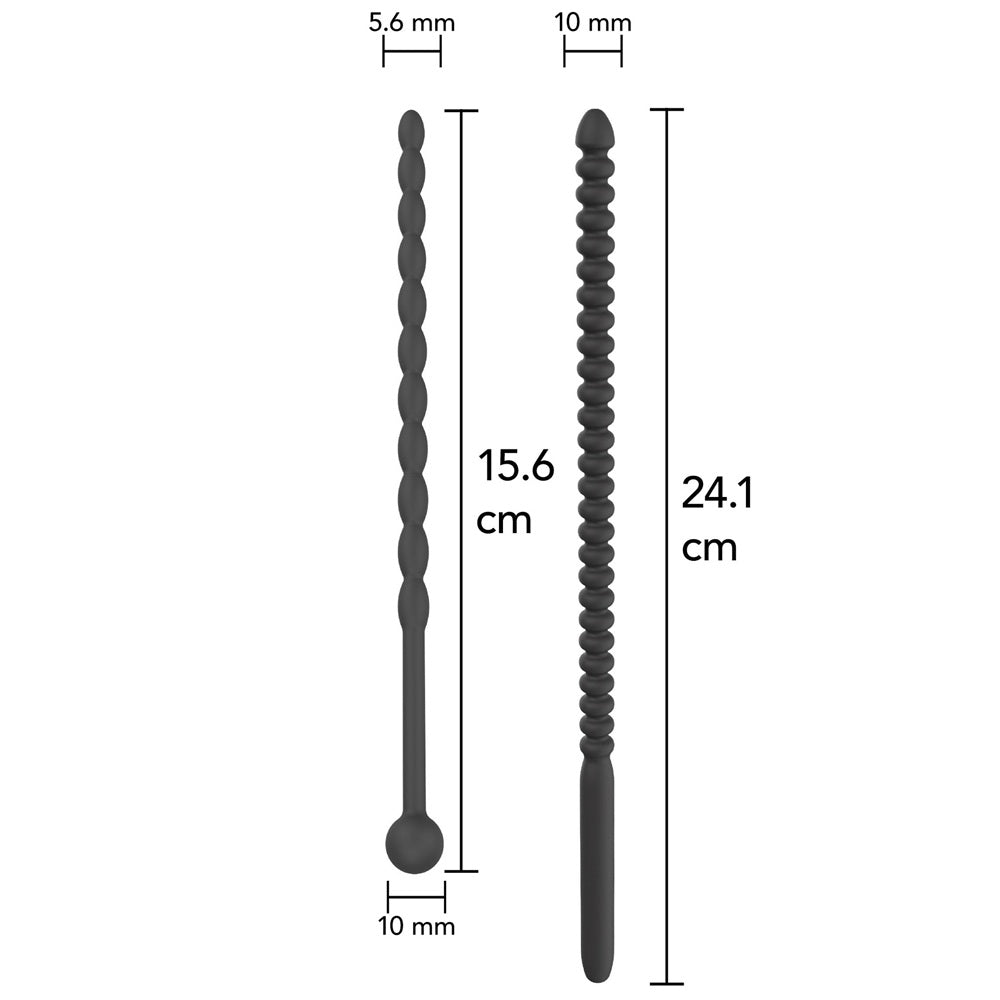 Dilatorer i silikon, 2-pack - Lust & Kärlek