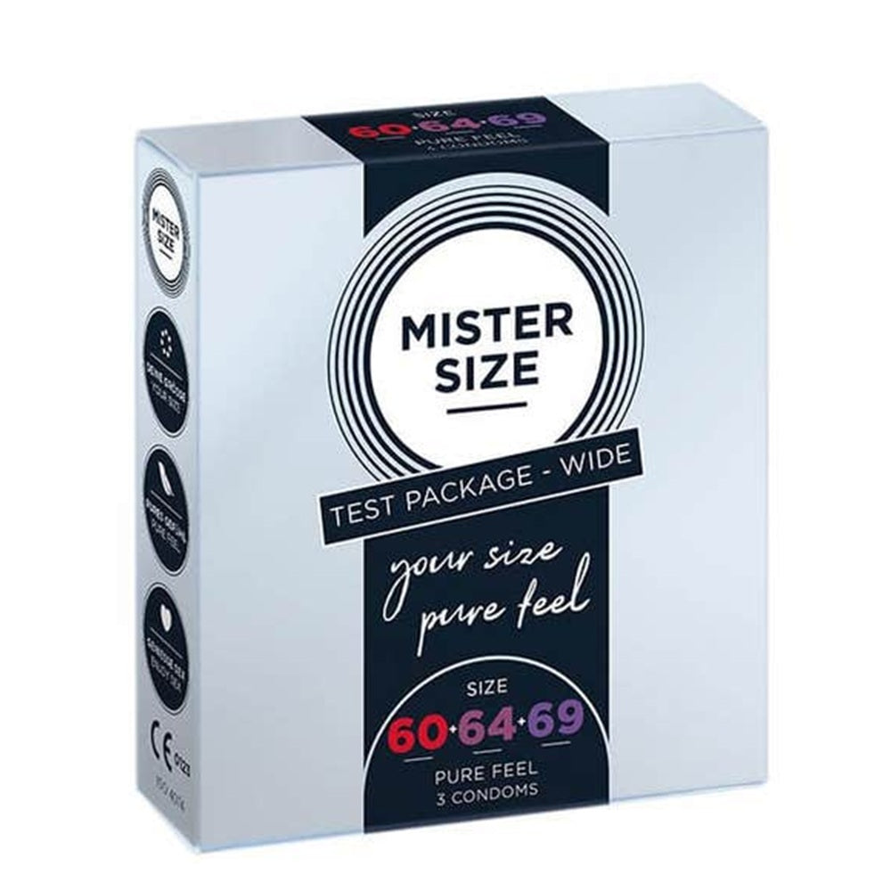 Mister Size, testpack med 3 storlekar - Lust & Kärlek
