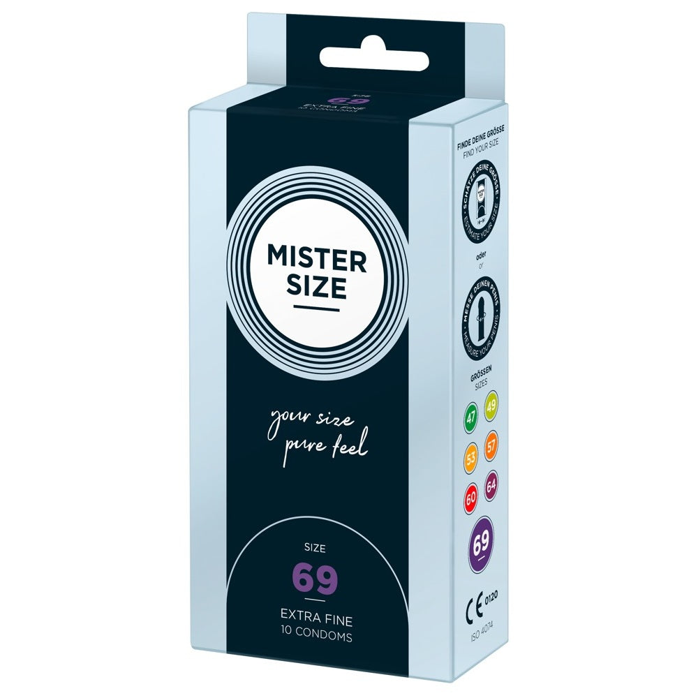 Mister Size 69 mm 10-pack - Lust & Kärlek