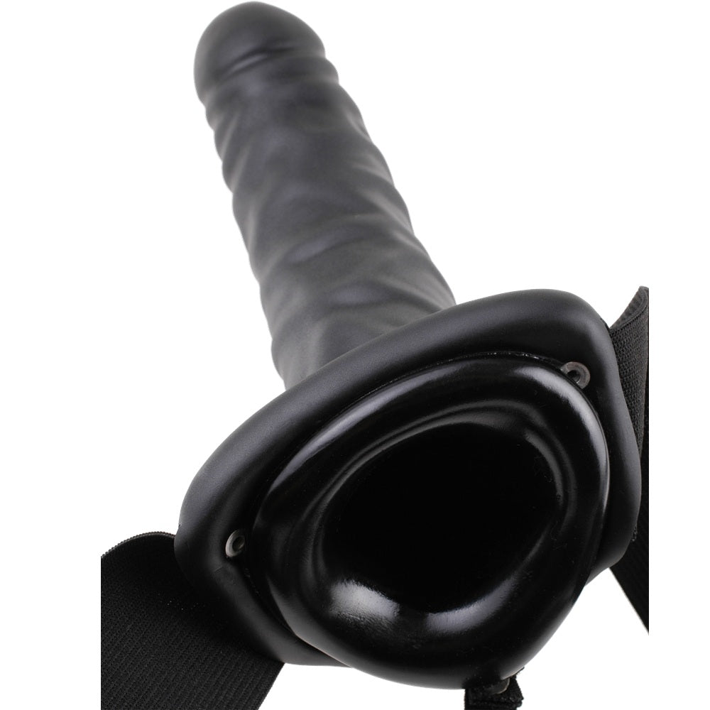 Ihålig strap-on med vibration - Lust & Kärlek