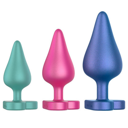Färgglada Analpluggar, 3-pack