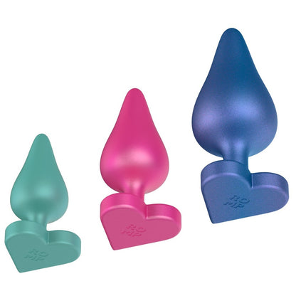 Färgglada Analpluggar, 3-pack