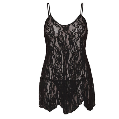 Babydoll med spetsmönster OneSize