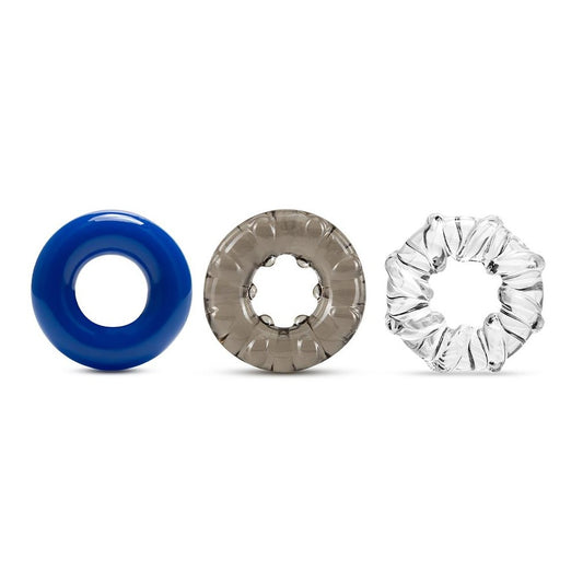 Mönstrade Ringar 3-pack