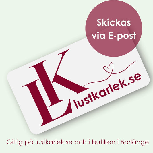 Presentkort hos Lust & Kärlek - Lust & Kärlek