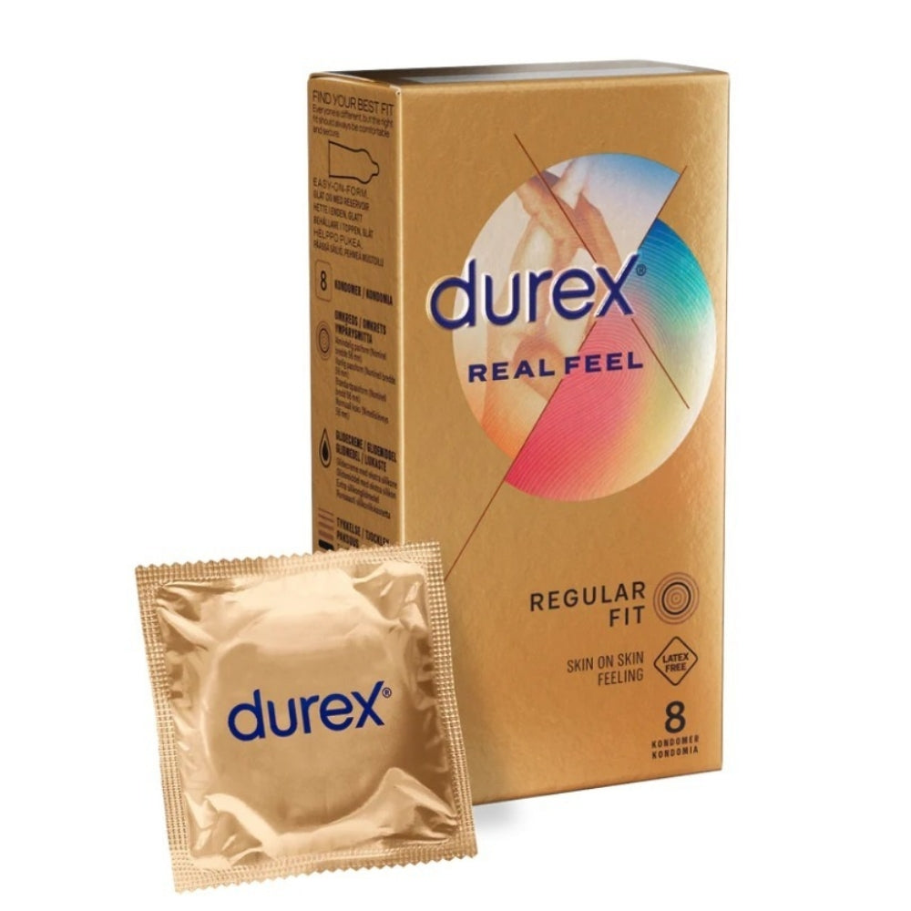 Durex Real Feel Latexfri, 8-pack - Lust & Kärlek