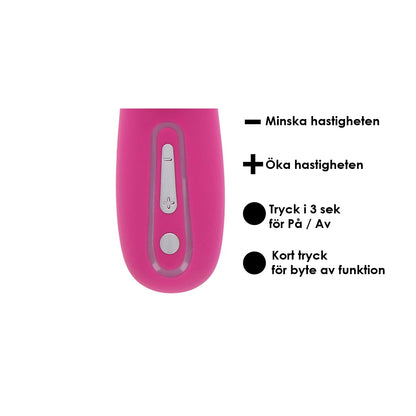 Rosa Uppladdningsbar Vibrator