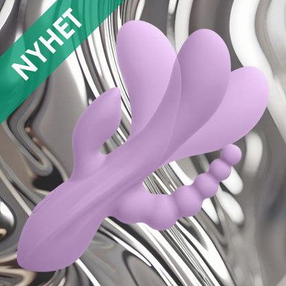 Trippel Vibrator Böjbar