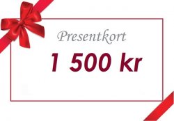 Presentkort 1500 kr